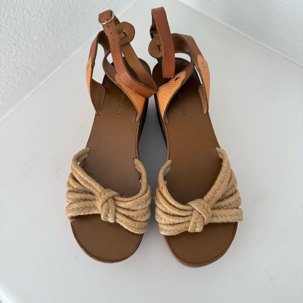Isabel Marant Étoile Zia Wooden Platform Rope Sandals EU 39 - Picture 3 of 10